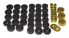 Prothane 65-67 GM Hardtop Body Mount Kit - Black