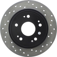 StopTech 05-17 Honda Accord / 16-17 HR-V / 09-14 Acura TSX Cryo Sport Drilled Rear Left Rotor
