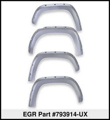 EGR 2017 Ford Super Duty Bolt-On Look Color Match Fender Flares - Set - Ingot Silver