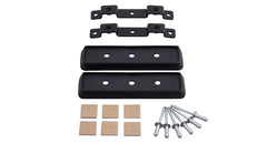 Rhino-Rack 09-18 Dodge RAM 1500 4 Door Pick Up Heavy Duty RLT600 Ditch Mount 3 Bar Roof Rack -Silver