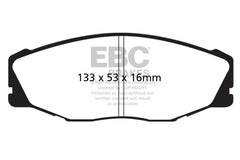 EBC 93-95 Toyota T100 Pick Up 1/2 Ton 2WD Greenstuff Front Brake Pads