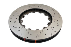 DBA 2008+ Mitsubishi EVO 10 T3 5000 Series Drilled and Slotted Front Replacement Rotor w/NAS Nuts KP