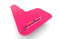 Rally Armor 17-21 Honda Civic EX/EX-L/LX Hatchback Pink Mud Flap BCE Logo