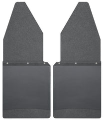 Husky Liners Ford 88-16 F-150/88-99 F-250 12in W Black Top & Weight Kick Back Front Mud Flaps