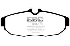 EBC 05-10 Ford Mustang 4.0 Yellowstuff Rear Brake Pads