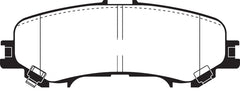 EBC 2016+ Nissan Titan 5.6L Orangestuff Rear Brake Pads