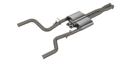 QTP 15-18 Dodge Challenger 5.7L 304SS Screamer Cat-Back Exhaust w/3in Tips