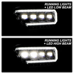 Spyder 16-20 Toyota Tacoma LED Model Only High-Power LED Headlights - Chrome PRO-YD-TT16LEDAP-C