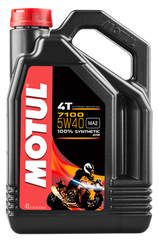 Motul 4L 7100 Synthetic Motor Oil 5W40 4T