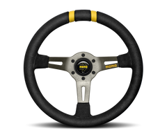 Momo MODDRIFT Steering Wheel 330 mm -  Black Suede/Anth Spokes/2 Stripes