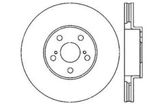 StopTech 03-08 Pontiac Vibe / 05-09 Scion tC / 03-08 Toyota Matrix Front Right Drilled Rotor