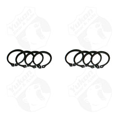 Yukon Gear (4) Full Circle Snap Rings / Fit 297X U-Joint w/ Aftermarket Axle