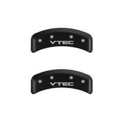 MGP 4 Caliper Covers Engraved Front & Rear Vtech Red finish silver ch