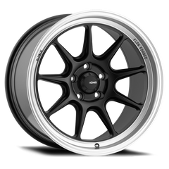 Konig Countergram 19x10B 5x114.3 ET25 Matte Black / Matte Machined Lip