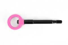 Perrin 08-14 Subaru WRX/STI Sedan Tow Hook Kit (Rear) - Hyper Pink