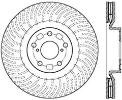 StopTech 11-14 Lexus GS300/350/400/430 (Will Not Fit F Sport) Slotted Sport Front Right Brake Rotor