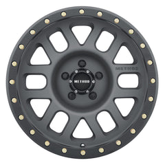 Method MR309 Grid 17x8.5 0mm Offset 5x150 116.5mm CB Titanium/Black Street Loc Wheel