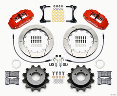 Wilwood Narrow Superlite 4R Rear Kit 12.88in Red 99-05 WRX / 99-07 Impreza