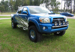 N-Fab Light Bar 05-11 Toyota Tacoma - Tex. Black - Light Tabs