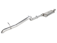 aFe MACHForce XP Exhaust Cat-Back 2.5in SS-409 Hi-Tuck 12-14 Jeep Wrangler Unlimited V6 3.6L 4Dr