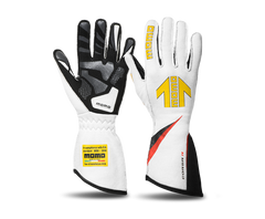 Momo Corsa R Gloves Size 10 (FIA 8856-2000)-White