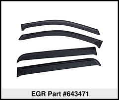 EGR 15+ Ford F150 Super Cab 15+ Tape-On Window Visors - Set of 4