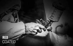 MagnaFlow Muffler Red Pack Series Glasspack 3in Rd 18in Body Length 2in/2in Inlet/Outlet