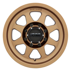 Method MR701 17x8.5 0mm Offset 8x6.5 130.81mm CB Method Bronze Wheel