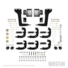 Westin 2019 Ram 1500 Crew Cab w/ 6.5ft Bed PRO TRAXX 5 W2W Oval Nerf Step Bars - Black