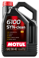 Motul 4x4L Engine Oil 6100 SYN-CLEAN 5W40 - VW 502.00/505.00 - MB 229.5