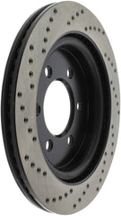StopTech 2019 Ford Raptor w/ Electronic Parking Brake Sport Cross Drilled Left Rear Rotor