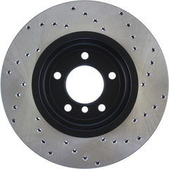 StopTech 06-08 BMW Z4 Drilled Front Right Cryo Rotor