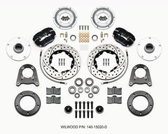 Wilwood Forged Dynalite-M Front Kit 10.75in Drilled 1950-1955 MG-TD/TF