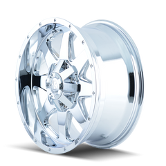 Mayhem 8040 Tank 18x9 / 8x180 BP / 25mm Offset / 124.1mm Hub Chrome Wheel