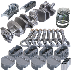 Eagle Chevrolet 350 Small Block Balanced 2Pc Seal Street & Strip Rotating Assembly Kit 3.75in Stroke