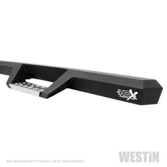 Westin 2020 Chevy Silverado 2500/3500 Crew Cab (8ft Bed) W2W Nerf Step Bars - Textured Black