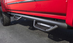 Lund 10-17 Dodge Ram 2500 Crew Cab Terrain HX Step Extreme Nerf Bars - Black