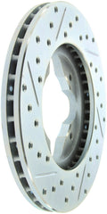 StopTech Select Sport 97 Acura CL Slotted and Drilled Left Front Rotor