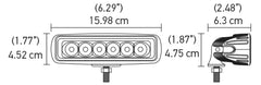 Hella Value Fit Mini 6in LED Light Bar - Spot