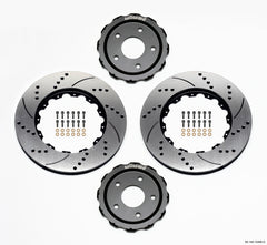 Wilwood Hat/Rotor Kit Front Drilled 06-Up Corvette C6-Z06 (2pc Hat/Rtr)