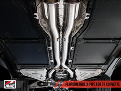 AWE Tuning 14-19 Chevy Corvette C7 Z06/ZR1 Track Edition Axle-Back Exhaust w/Black Tips