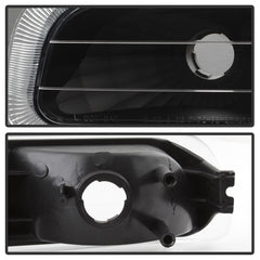 Xtune Chevy Silverado 99-02 Amber Reflector Bumper Lights Black CBL-JH-CS99-AM-BK
