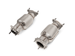 Akrapovic 2020+ Chevrolet Corvette C8 Link Pipe Set w/Catalytic Converter (SS)