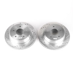 Power Stop 98-05 Chevrolet Blazer Rear Evolution Drilled & Slotted Rotors - Pair