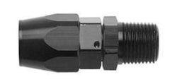 Fragola -8AN Straight Hose End x 1/4 NPT - Black