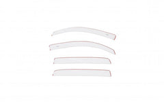 AVS 20-22 Toyota Tacoma Double Cab Low Profile Color Match Ventvisors 4pc - Super White