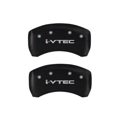 MGP 4 Caliper Covers Engraved Front & Rear i-Vtec Red finish silver ch
