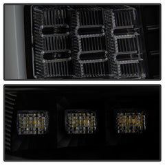 Spyder 99-04 Jeep Grand Cherokee - Light Bar Led Tail Lights - Black Smoke - ALT-YD-JGC99V3-BSM
