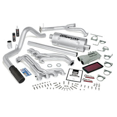 Banks Power 89-93 Ford 460 Ext/Crew Auto PowerPack System - SS Single Exhaust w/ Black Tip