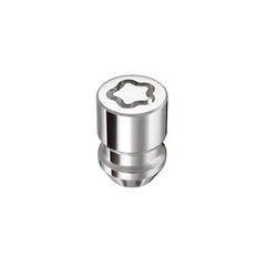 McGard Wheel Lock Nut Set - 4pk. (Cone Seat) 1/2-20 / 3/4 & 13/16 Dual Hex / 1.28in. Length - Chrome